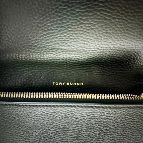 Vintage style Tory Burch small crossbody Bag Black Leather - Picture 9 of 17